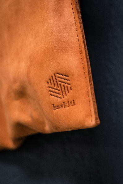 The Baskiti Co. Leather Braai Tools Hanging Storage Bag