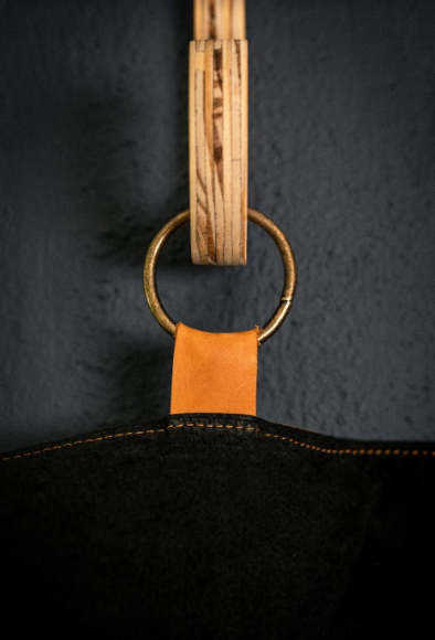 The Baskiti Co. Leather Braai Tools Hanging Storage Bag